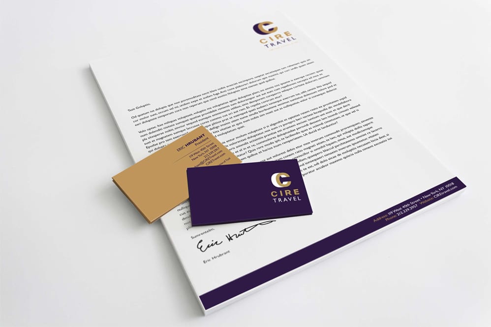 CIRE identity mock up