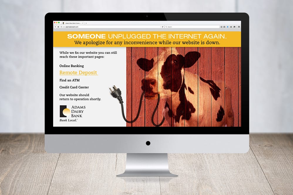 Website ADB Error Page